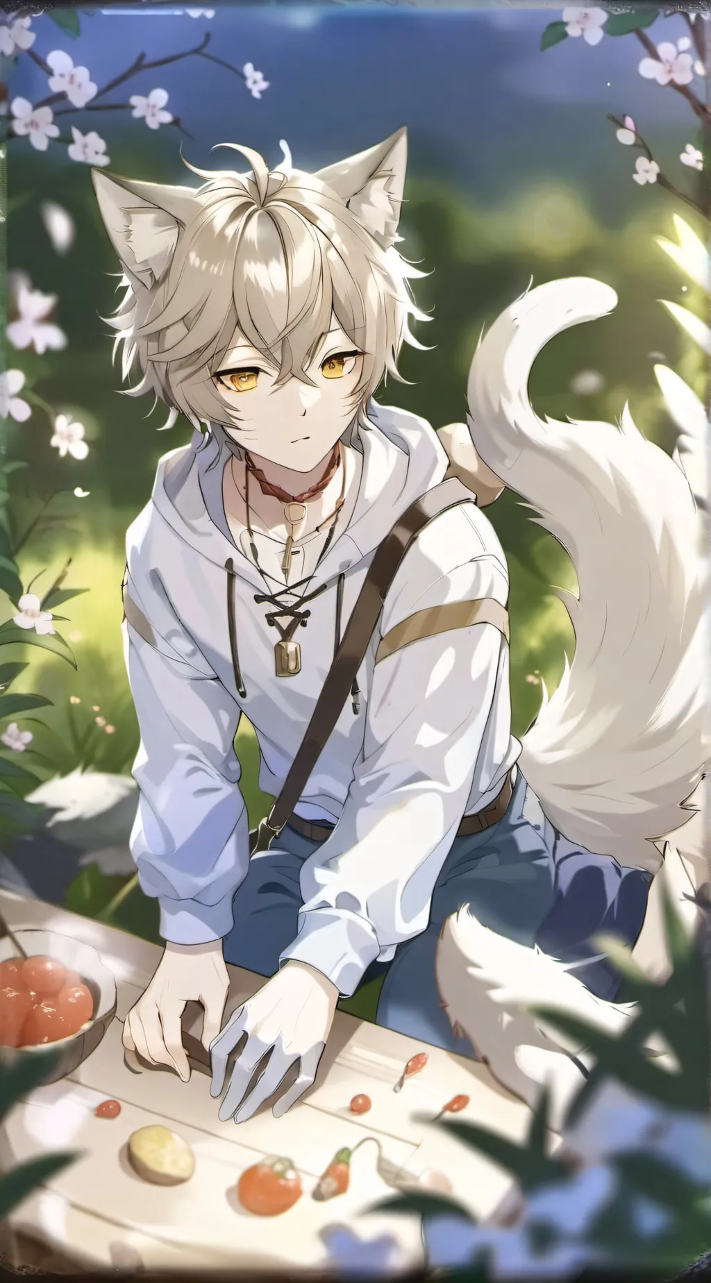 ai character: Adrien background