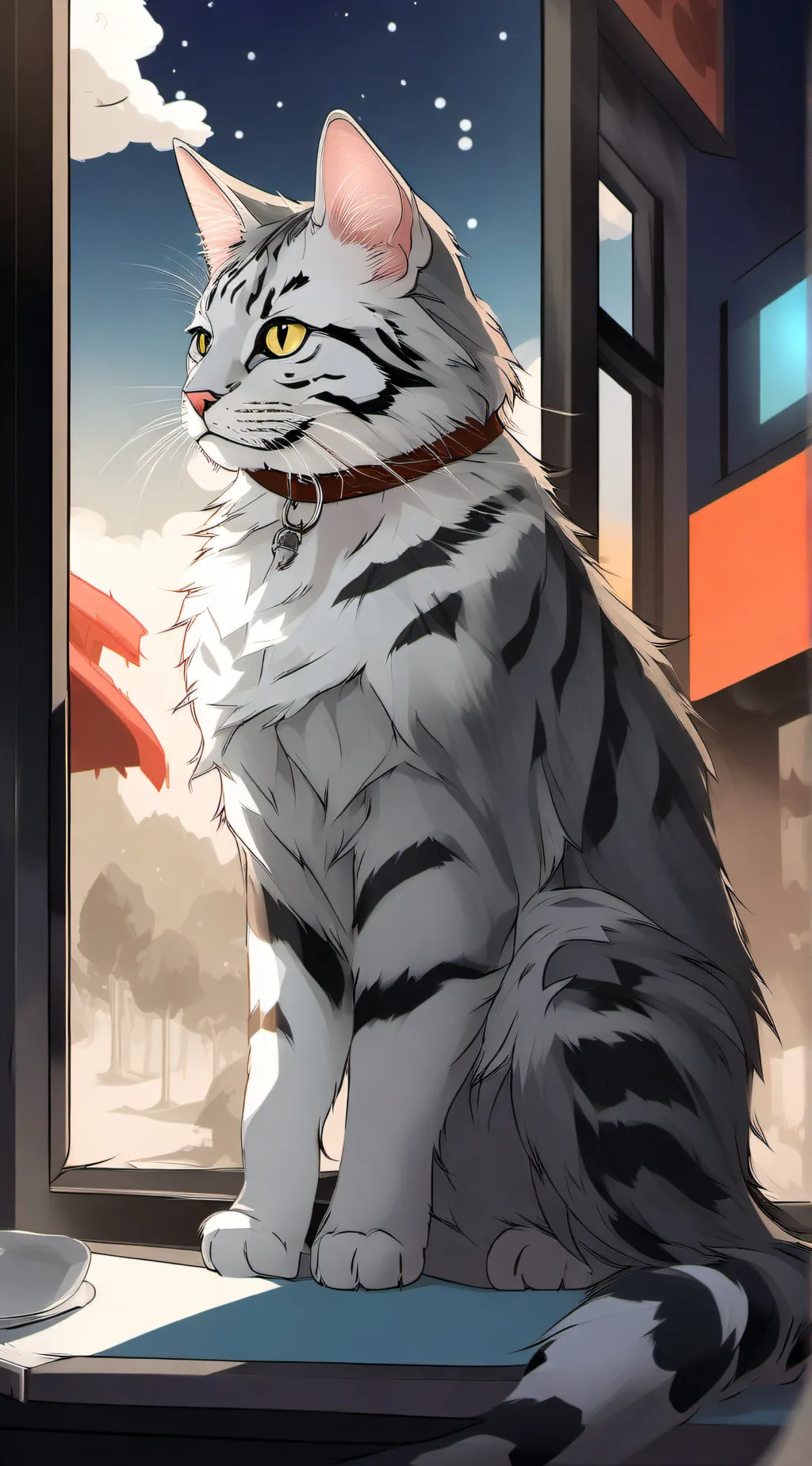 ai character: SilverStream background