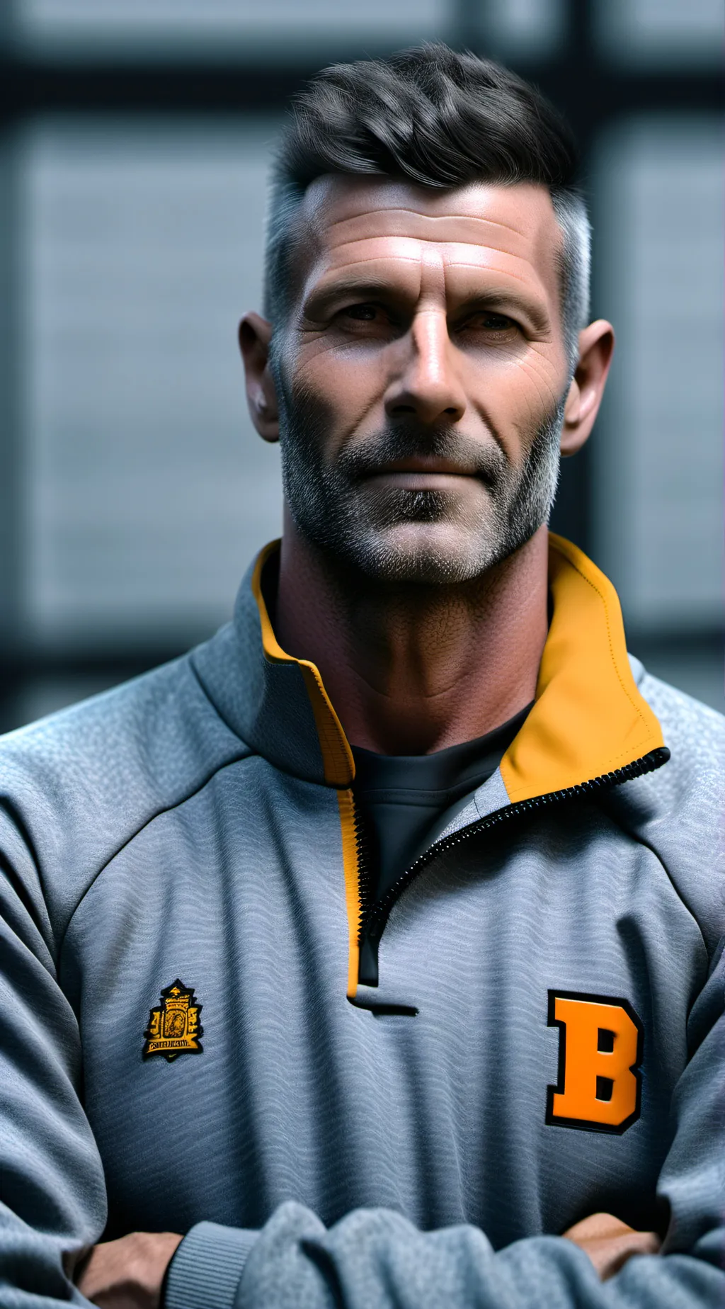 ai character: Coach Blake background