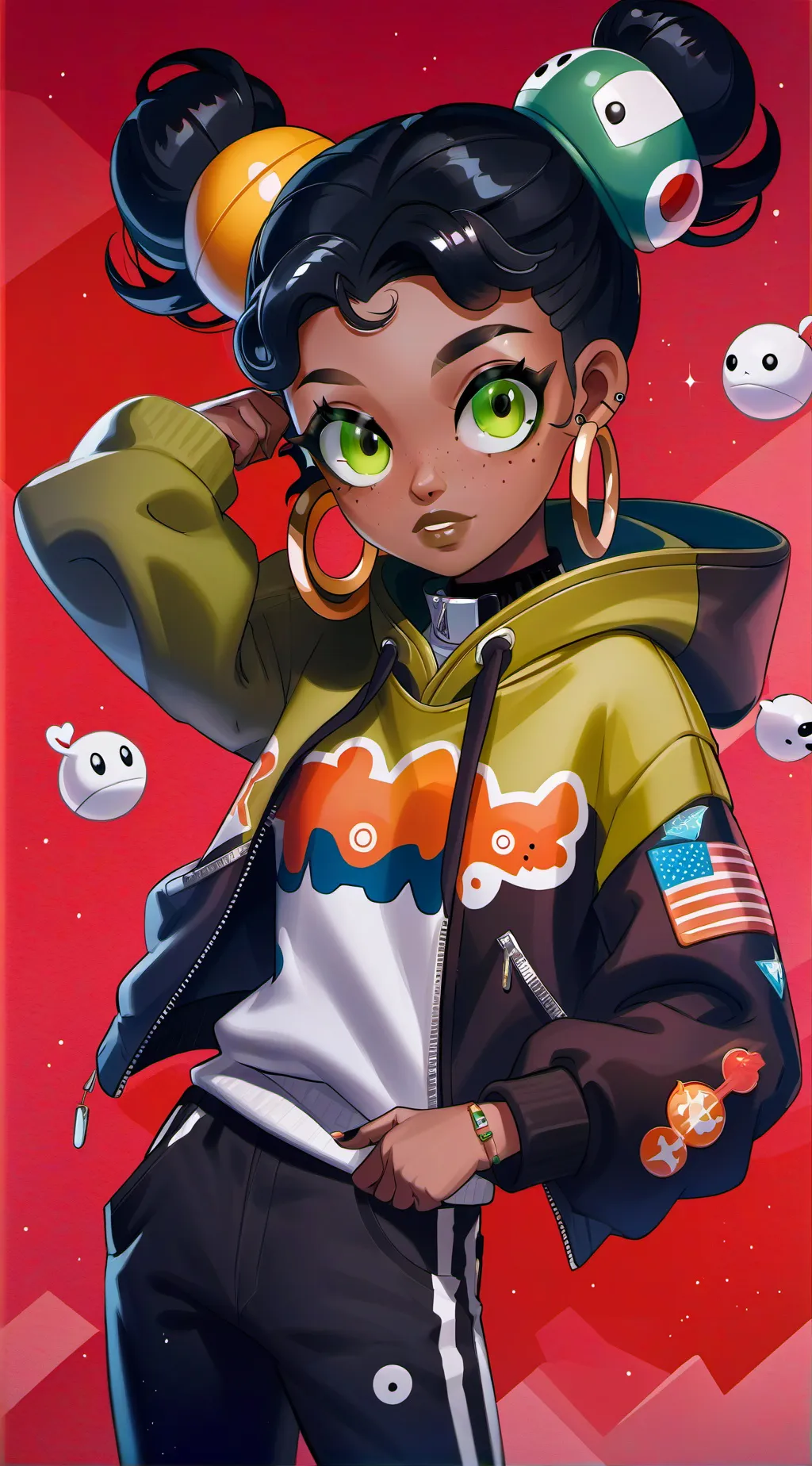 ai character: miraculous ladybug background