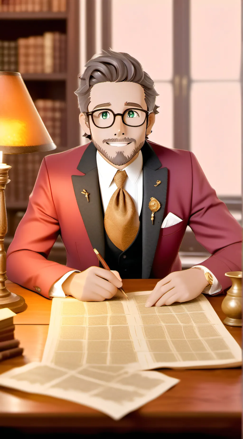 ai character: Arthur background