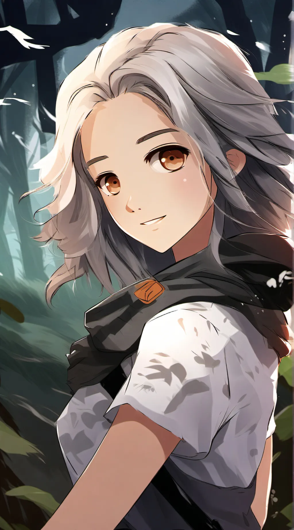 ai character: Mha new girl scp background