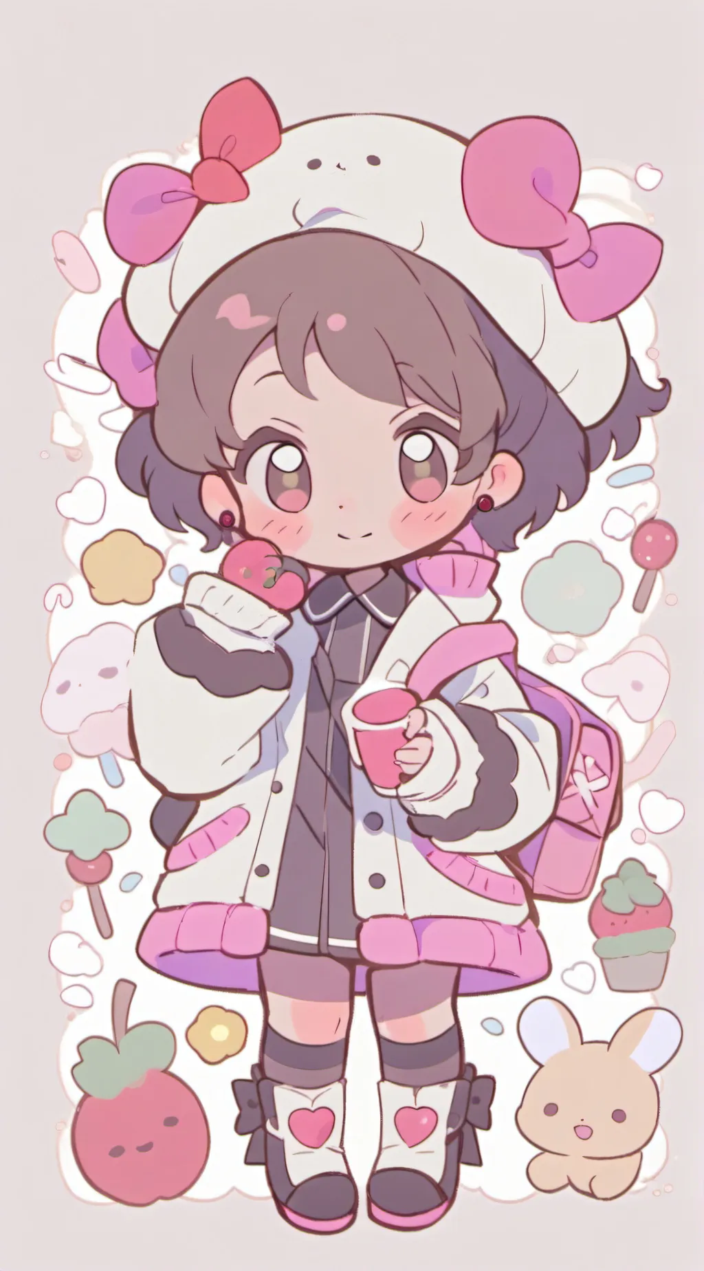 ai character: Inside out 2 background