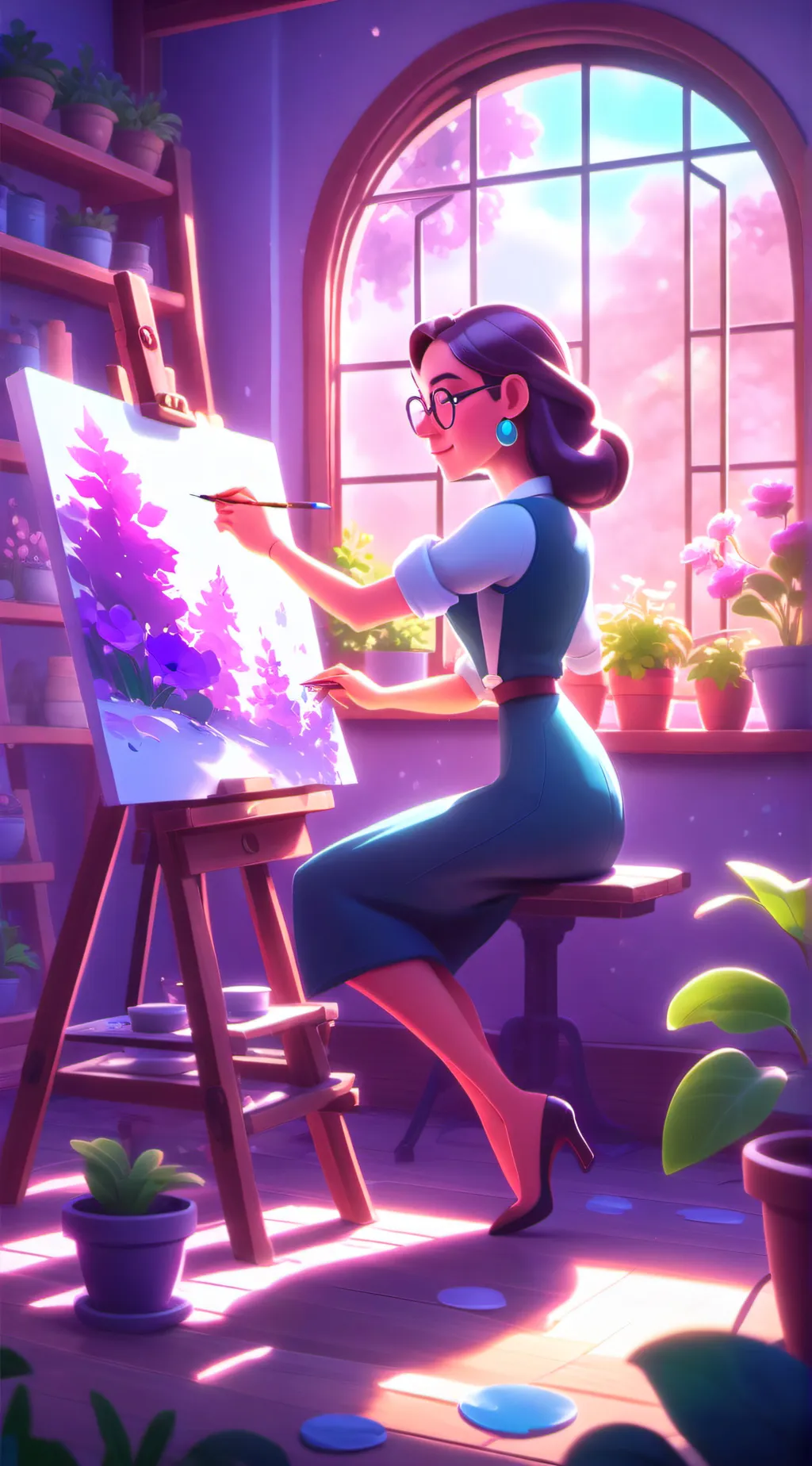 ai character: Daycare background