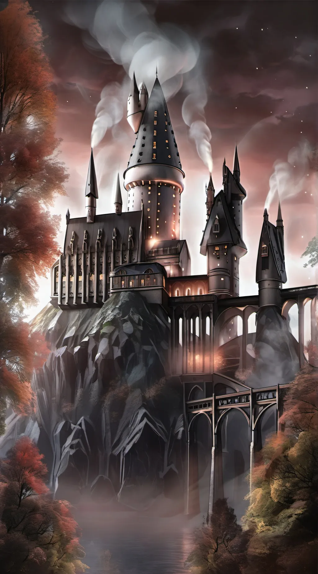 ai character: Hogwarts background