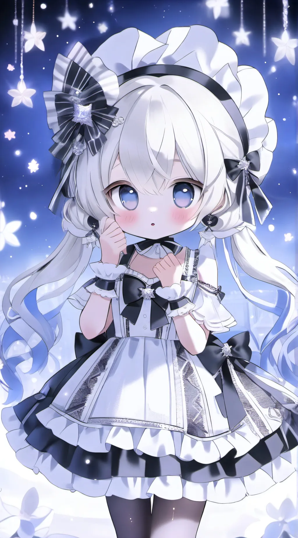 ai character: Little maid background
