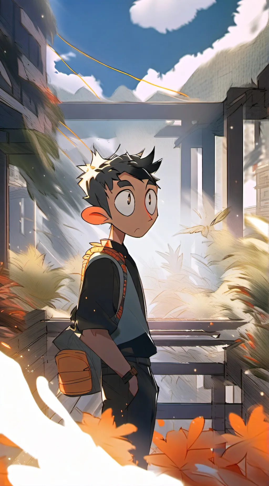 ai character: Blitzø  background