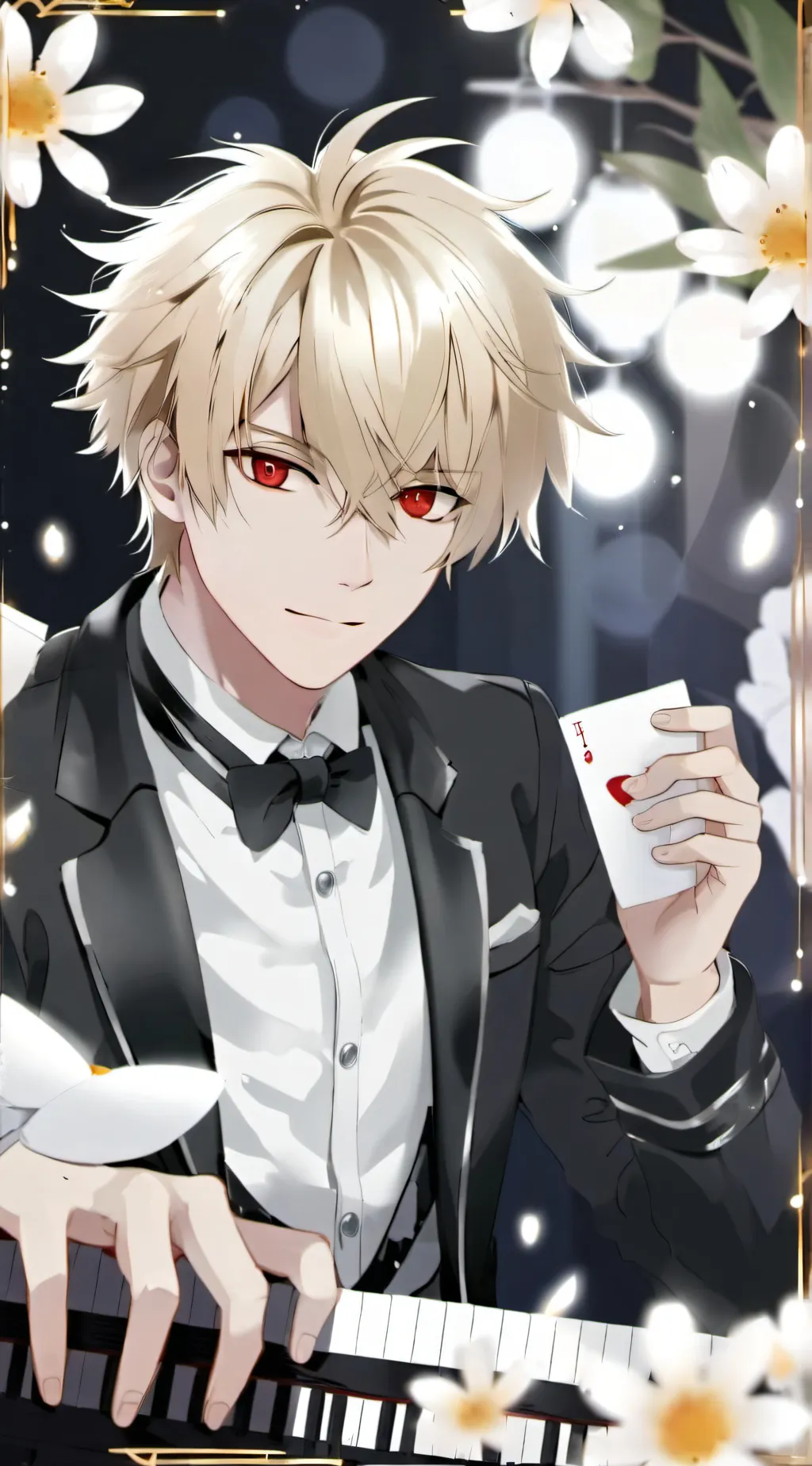 ai character: mha on a trip background