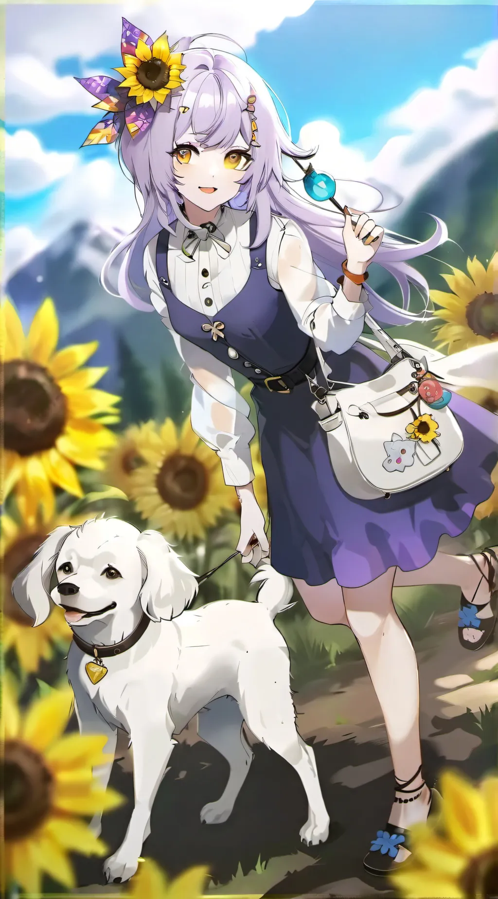 ai character: molly the poodle 🐩 background