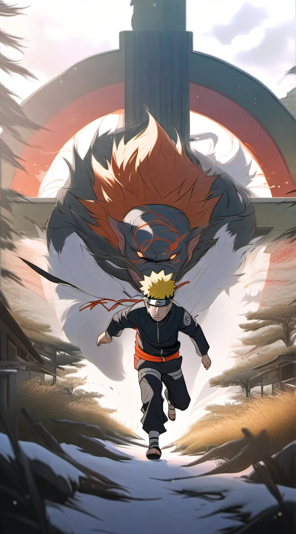 ai character: Naruto the Ninja  background