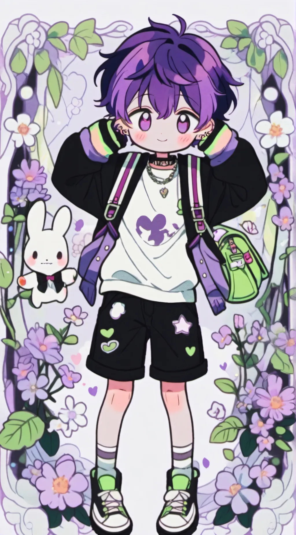 ai character: Very odd parents background