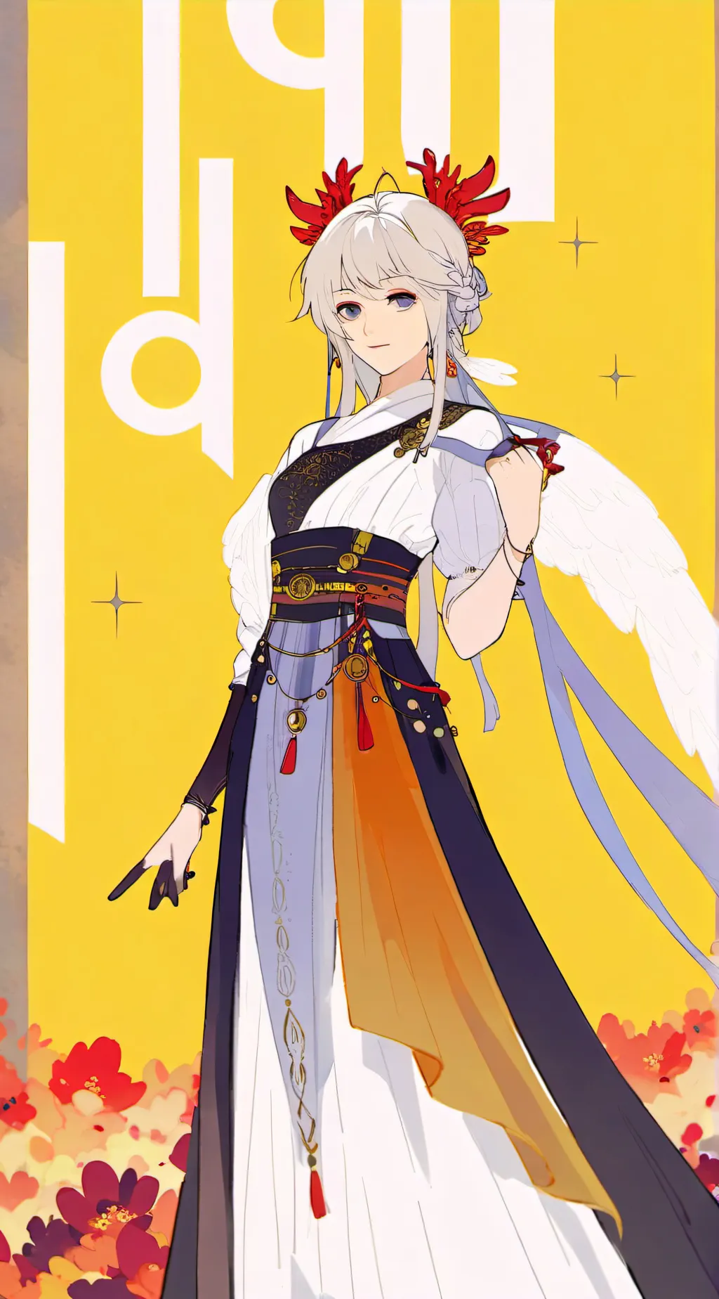 ai character: Ocean background