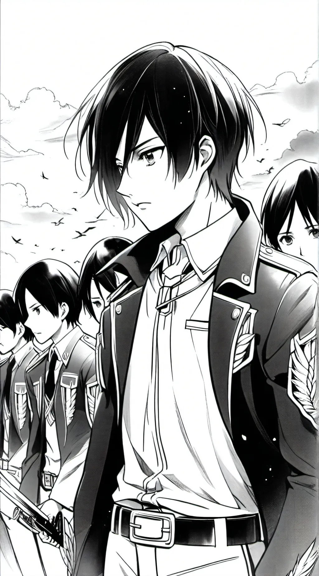 ai character: Attack On Titan background