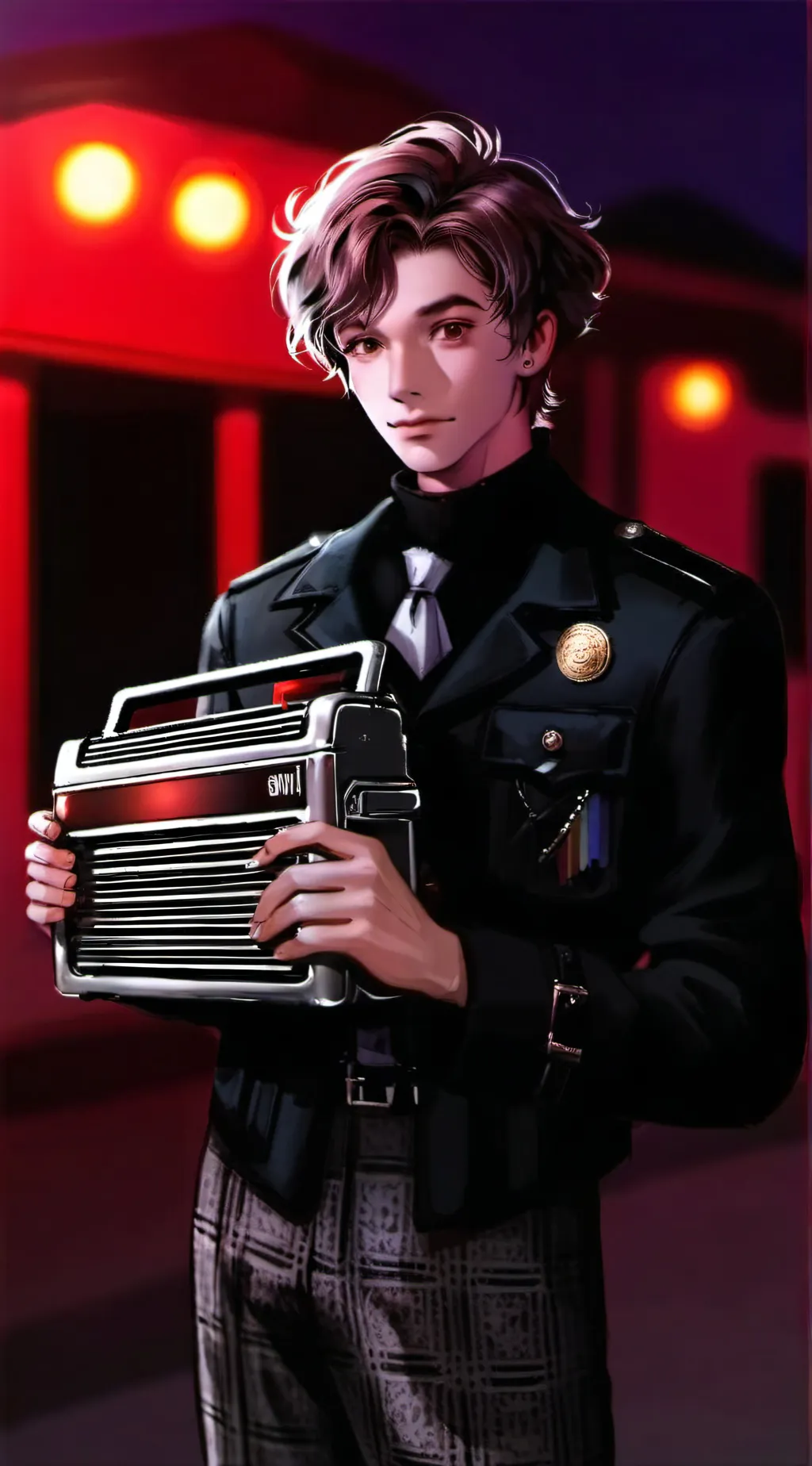 ai character: Stranger Things background