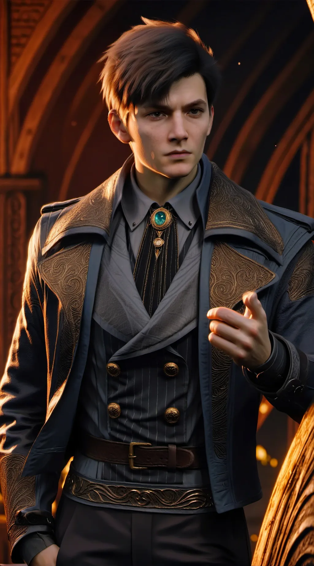 ai character: kameron background