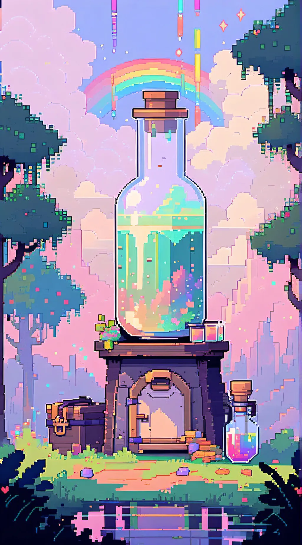 ai character: FOE EXPERIMENT AU background