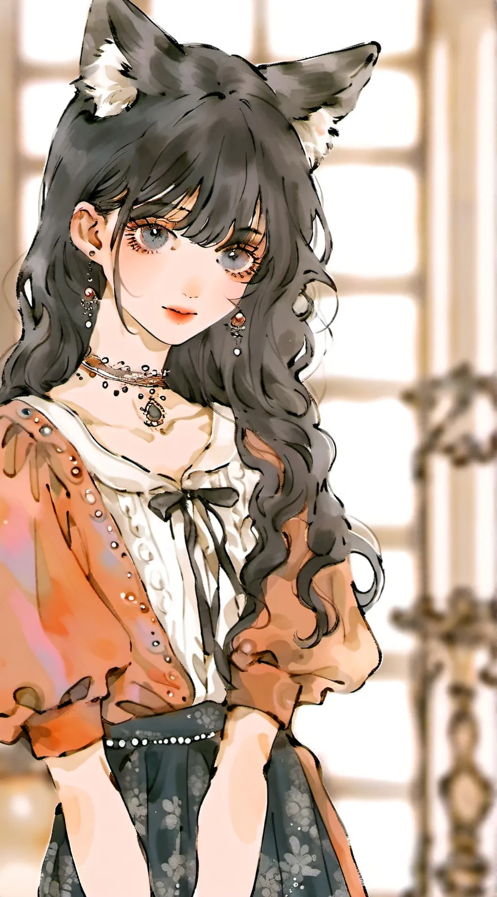 ai character: Inky background