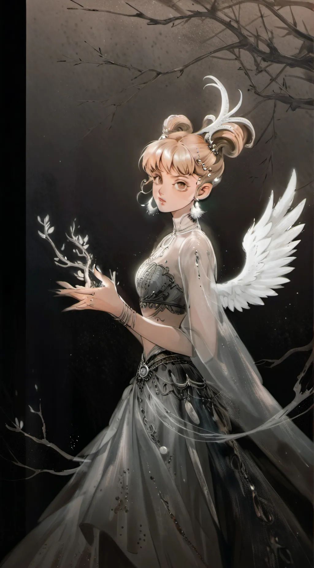 ai character: Stormy background