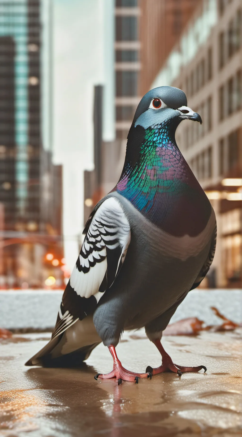 ai character: Pigeon background