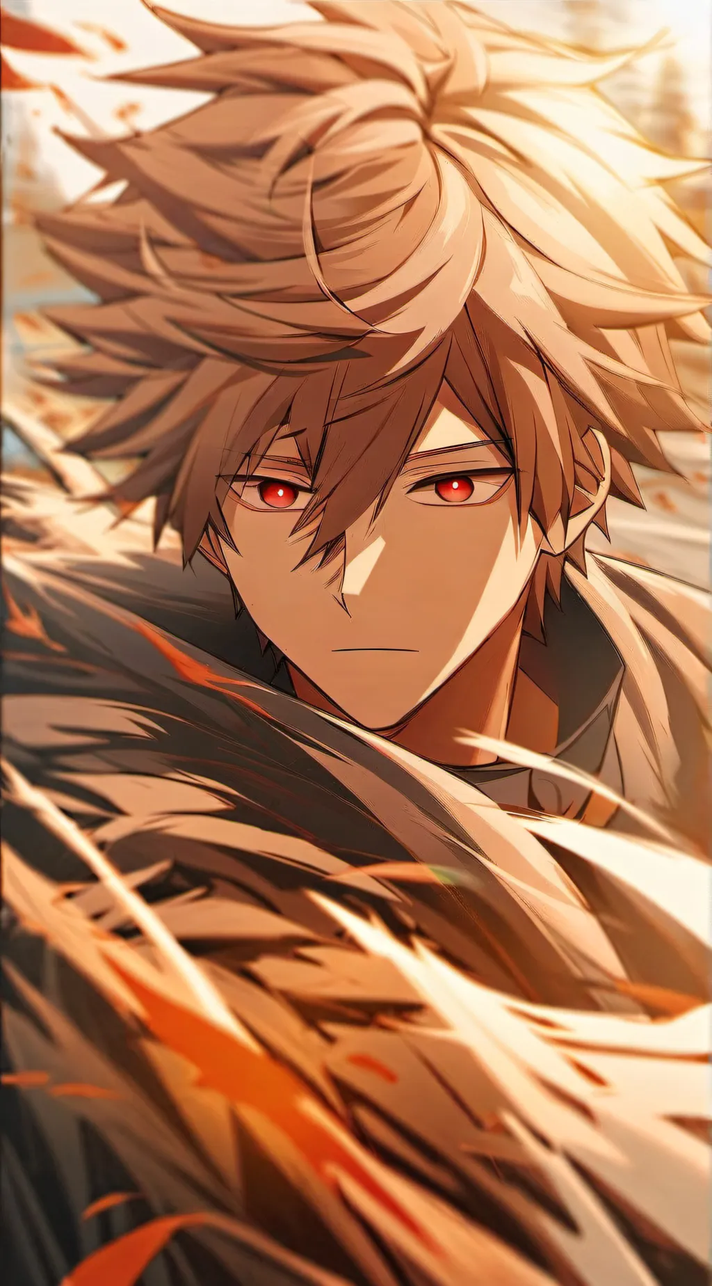 ai character: Bakugo katsuki background