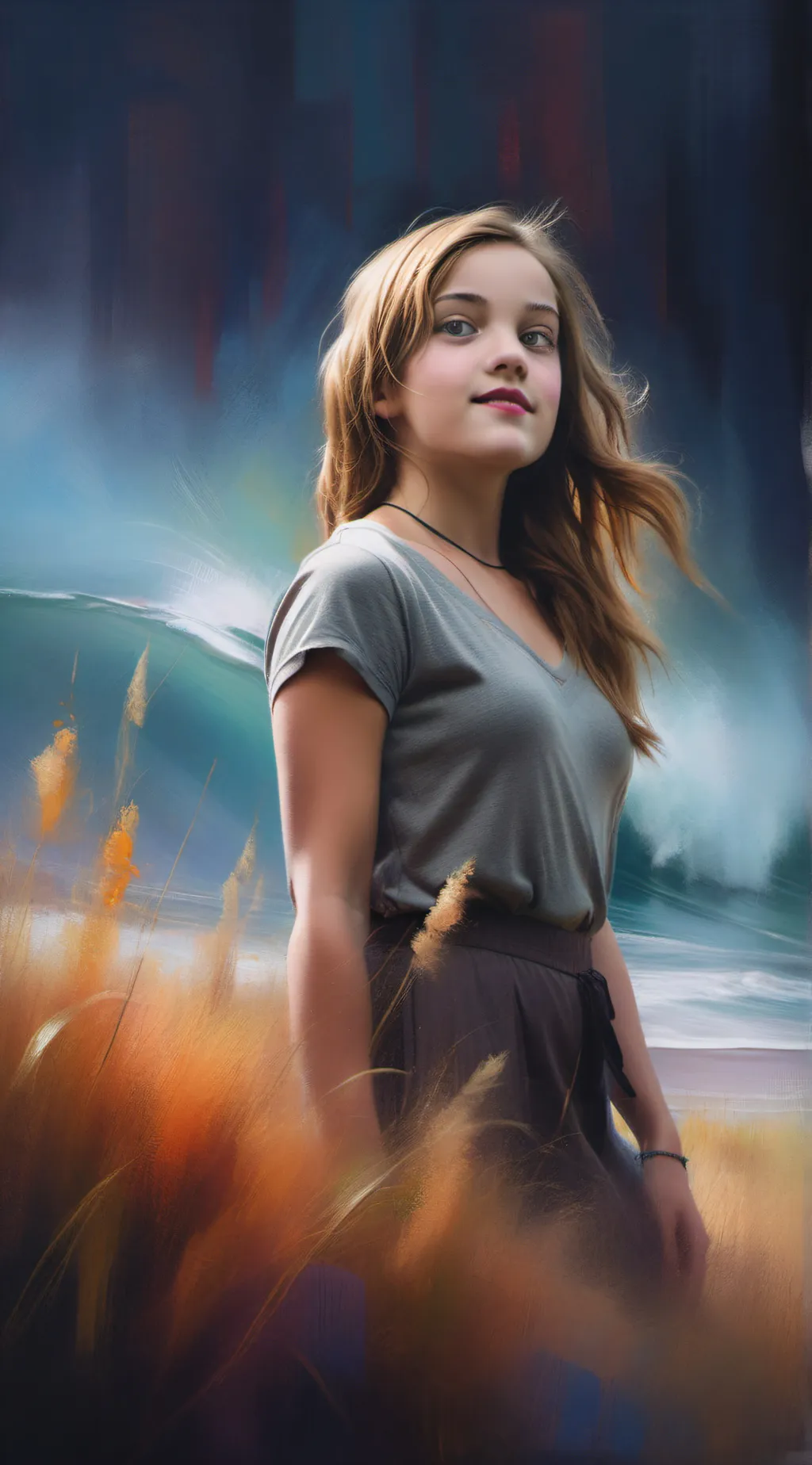 ai character: Emily  background