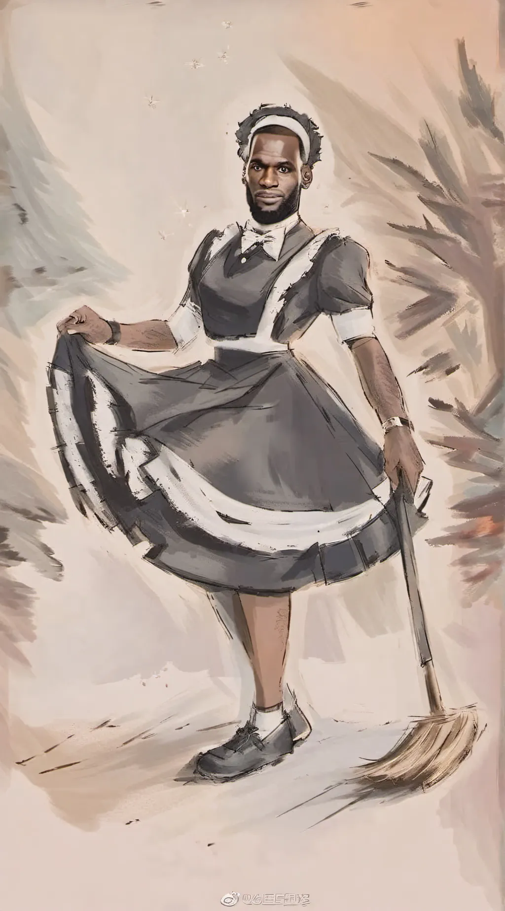 ai character: Lebron background