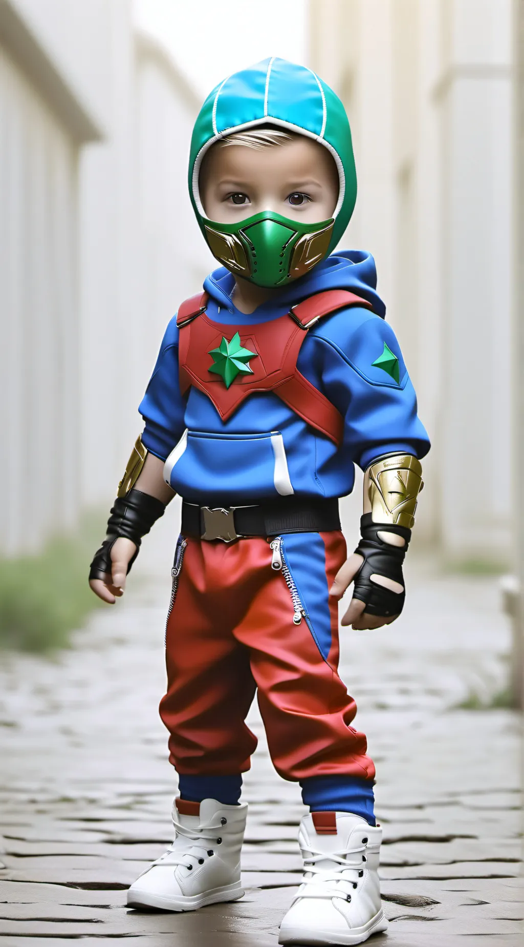 ai character: The just grow meme background