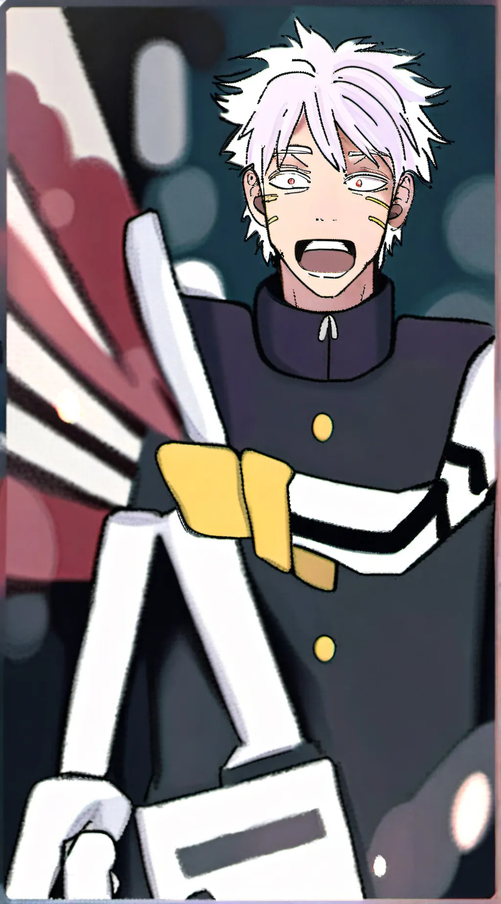 ai character: Scared Gojo background