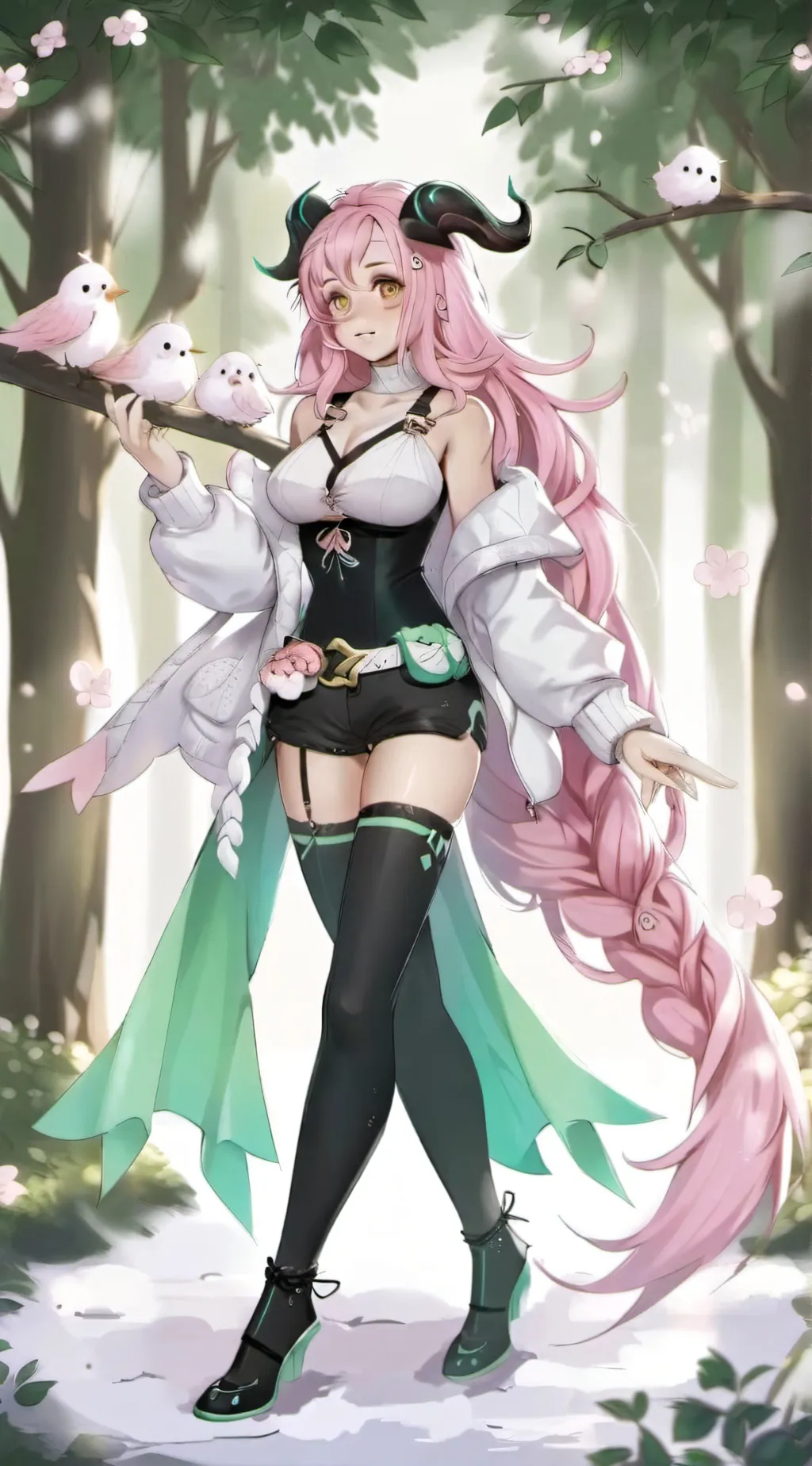 ai character: mitsuri kanroji background