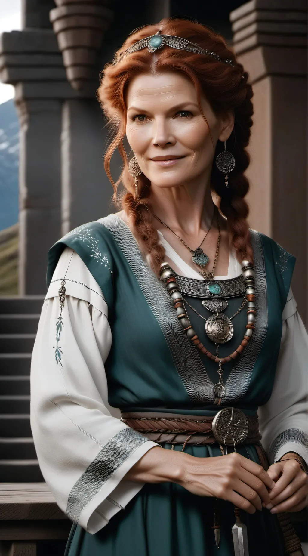 ai character: Frigga background