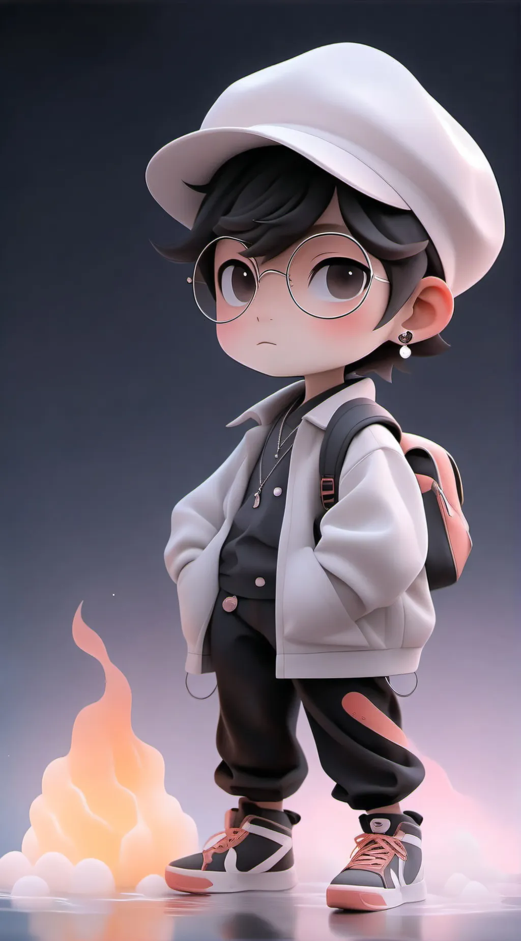 ai character: BTS jk background