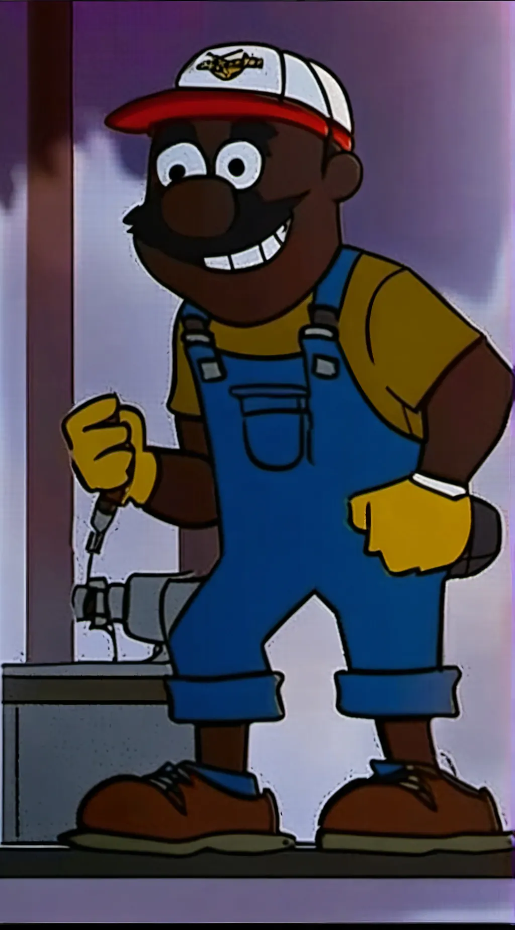 ai character: barny beaverton  background