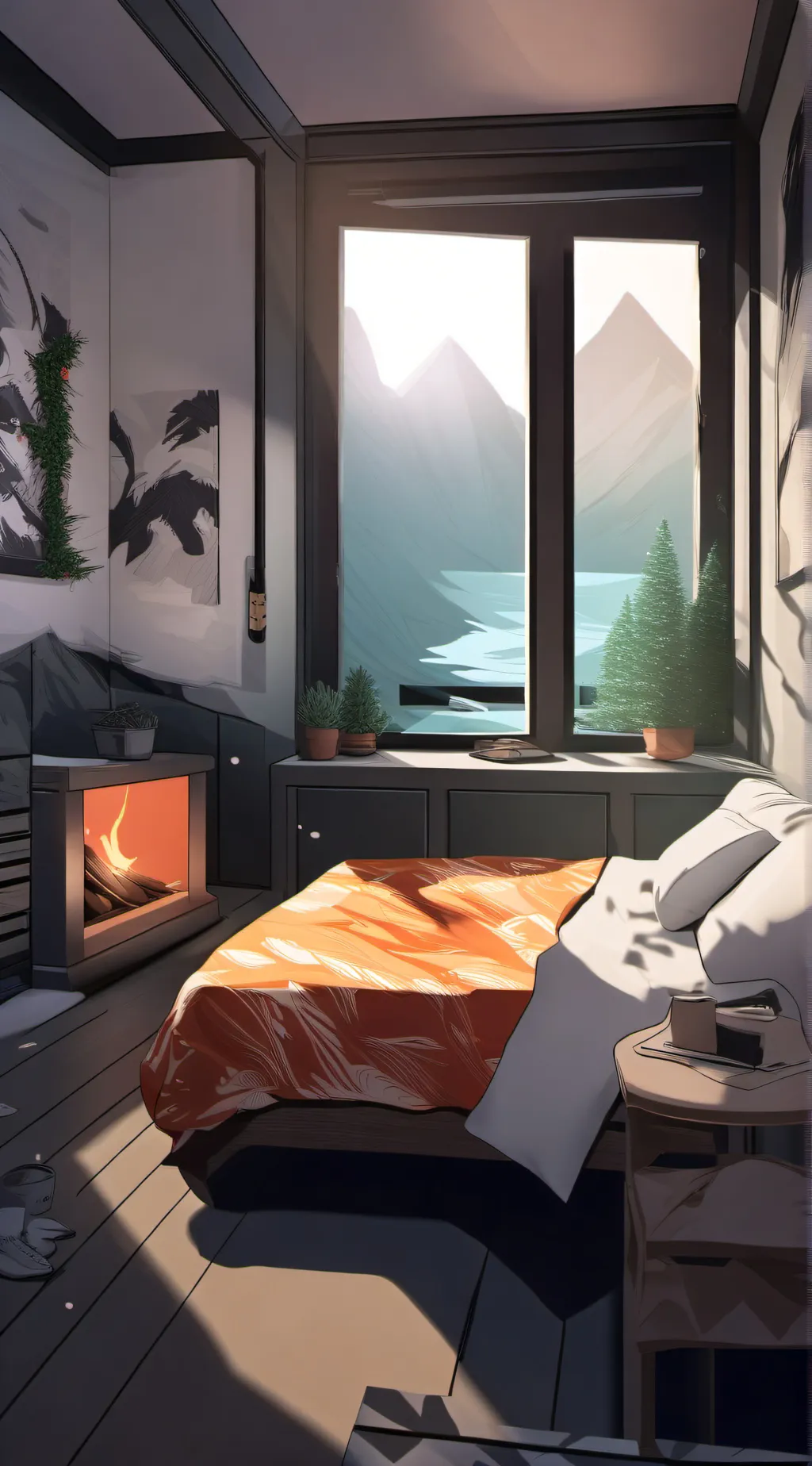 ai character: enemies vox and al background