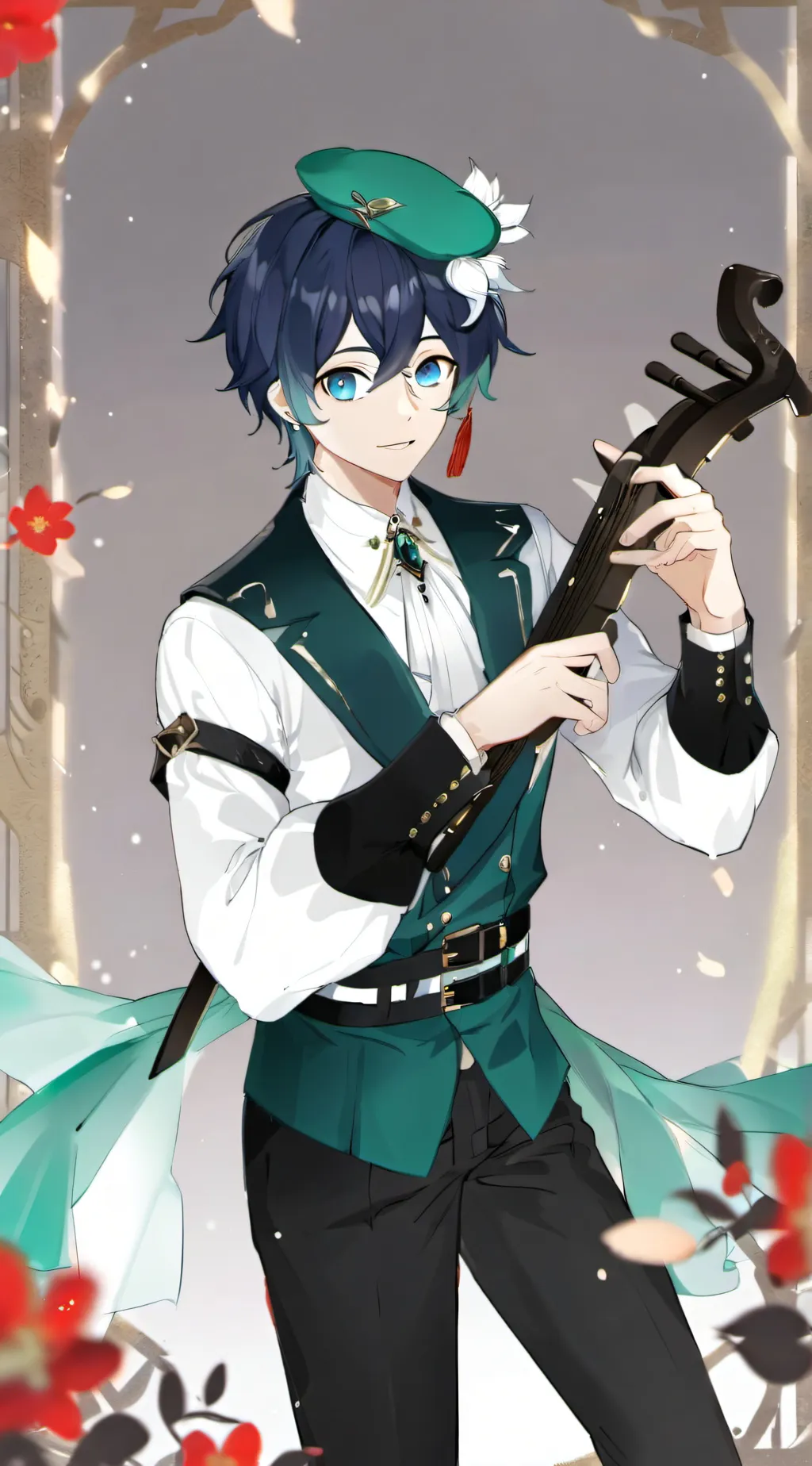 ai character: venti background