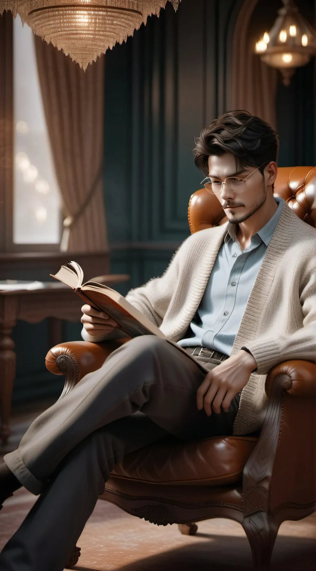 ai character: Anthony  background