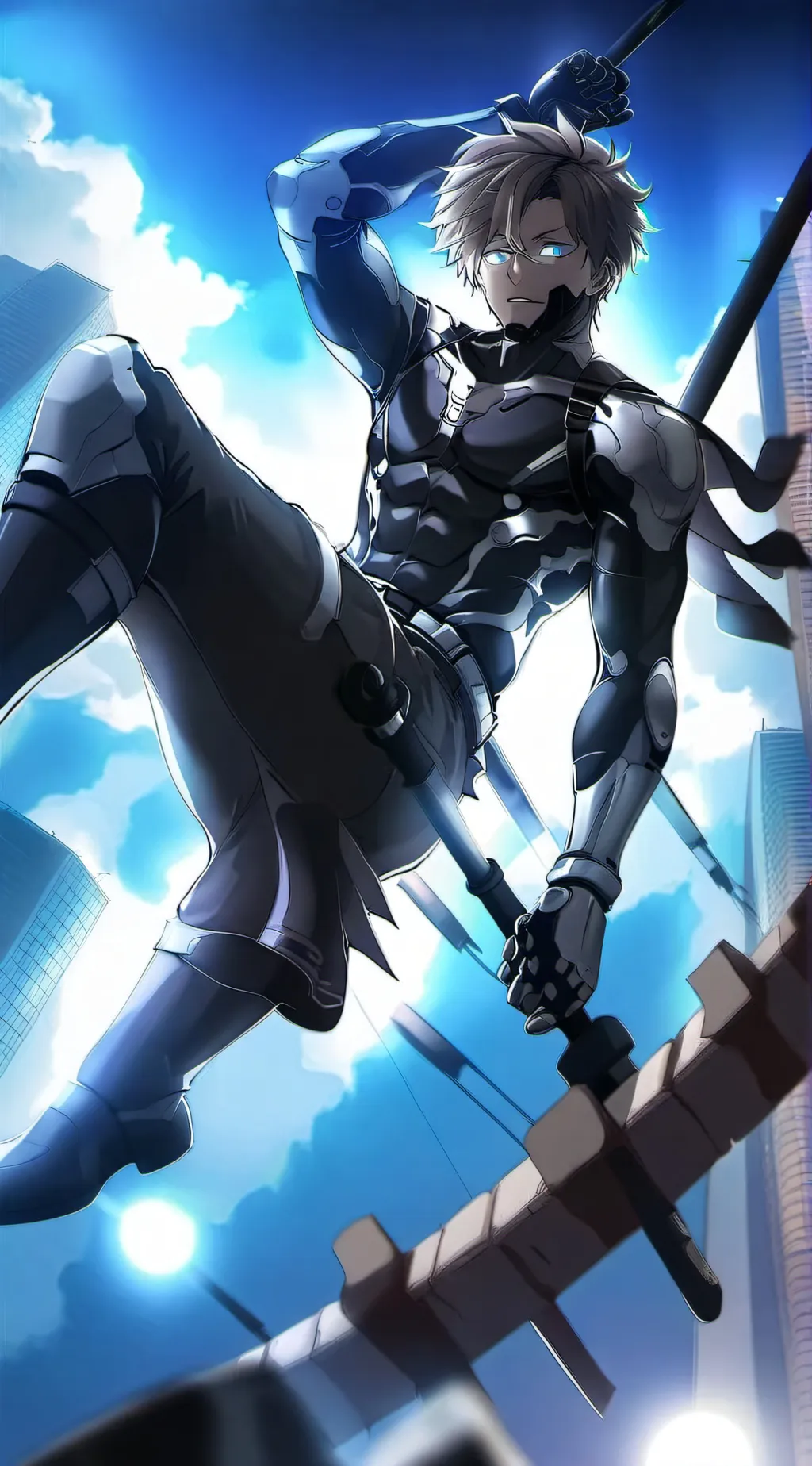 ai character: Ray background