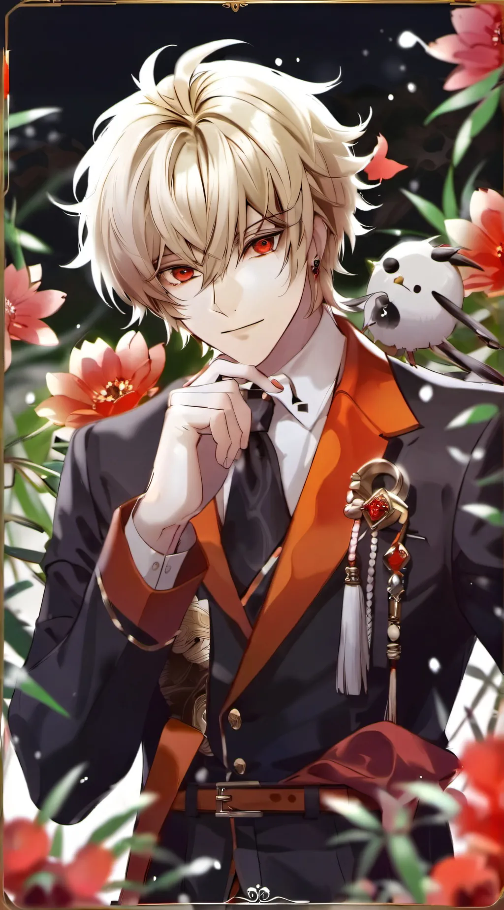 ai character: katsuki bakugou  background