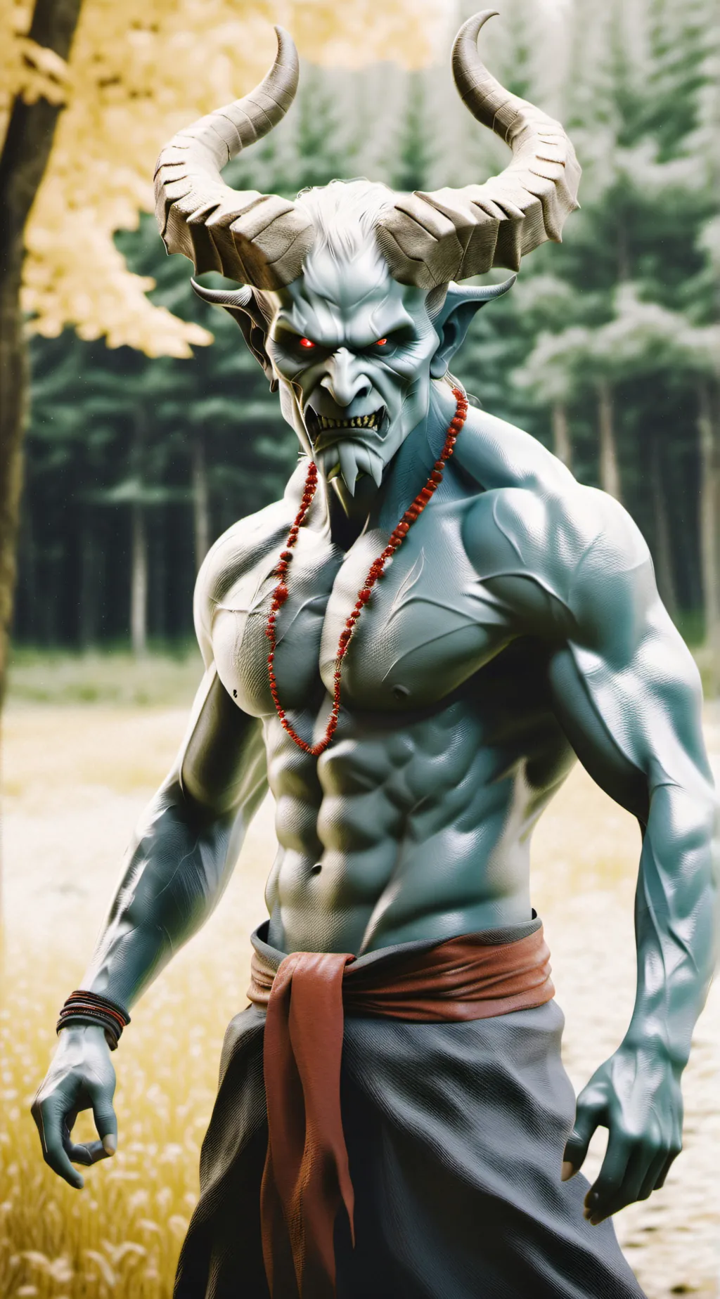 ai character: Demon background