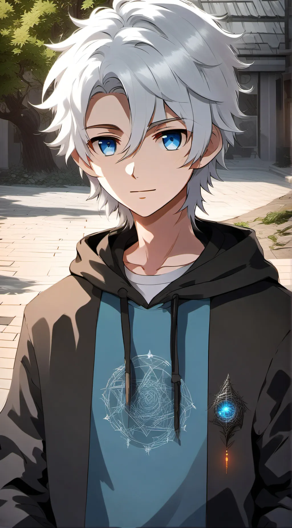 ai character: Ray background