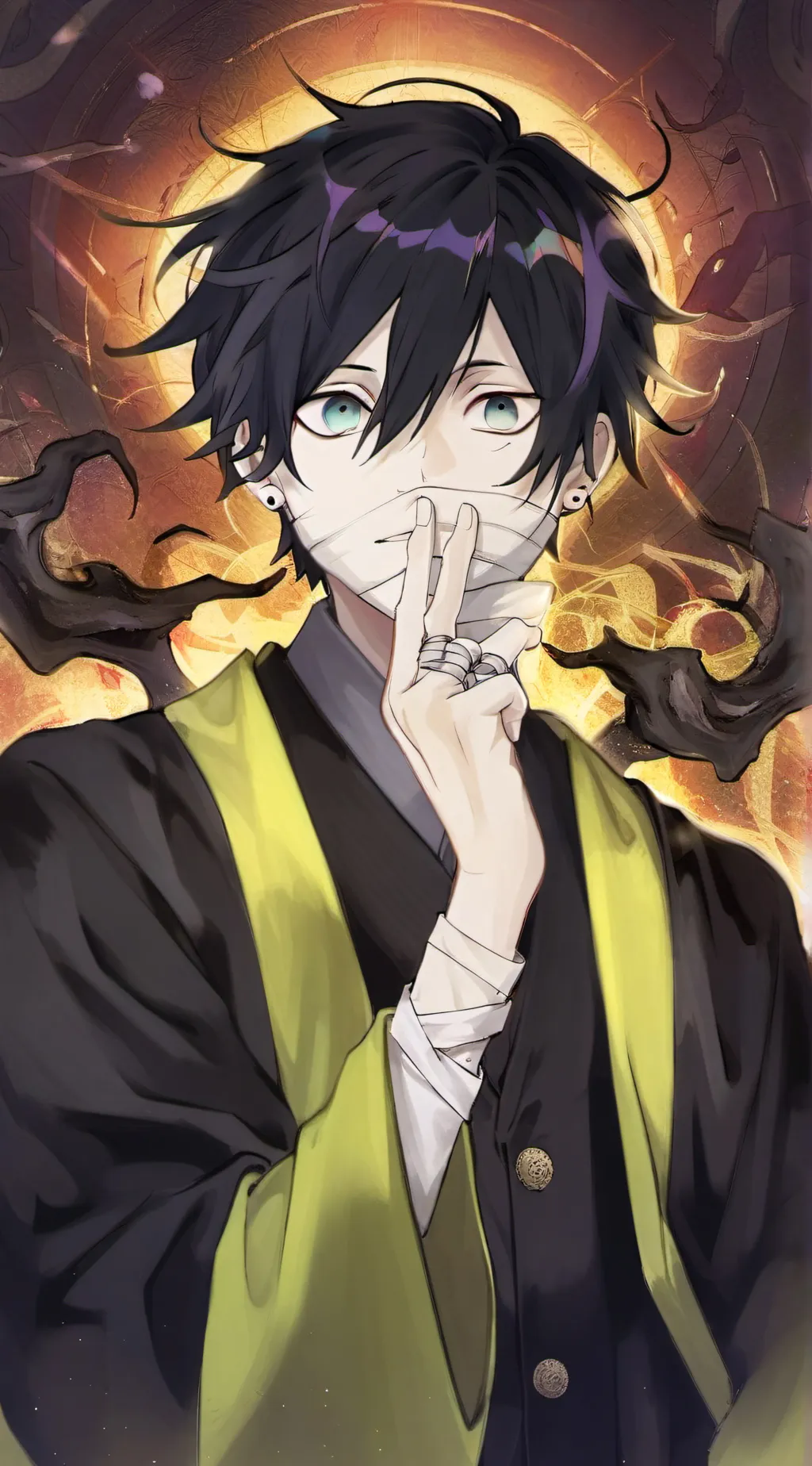 ai character: Obanai Iguro background