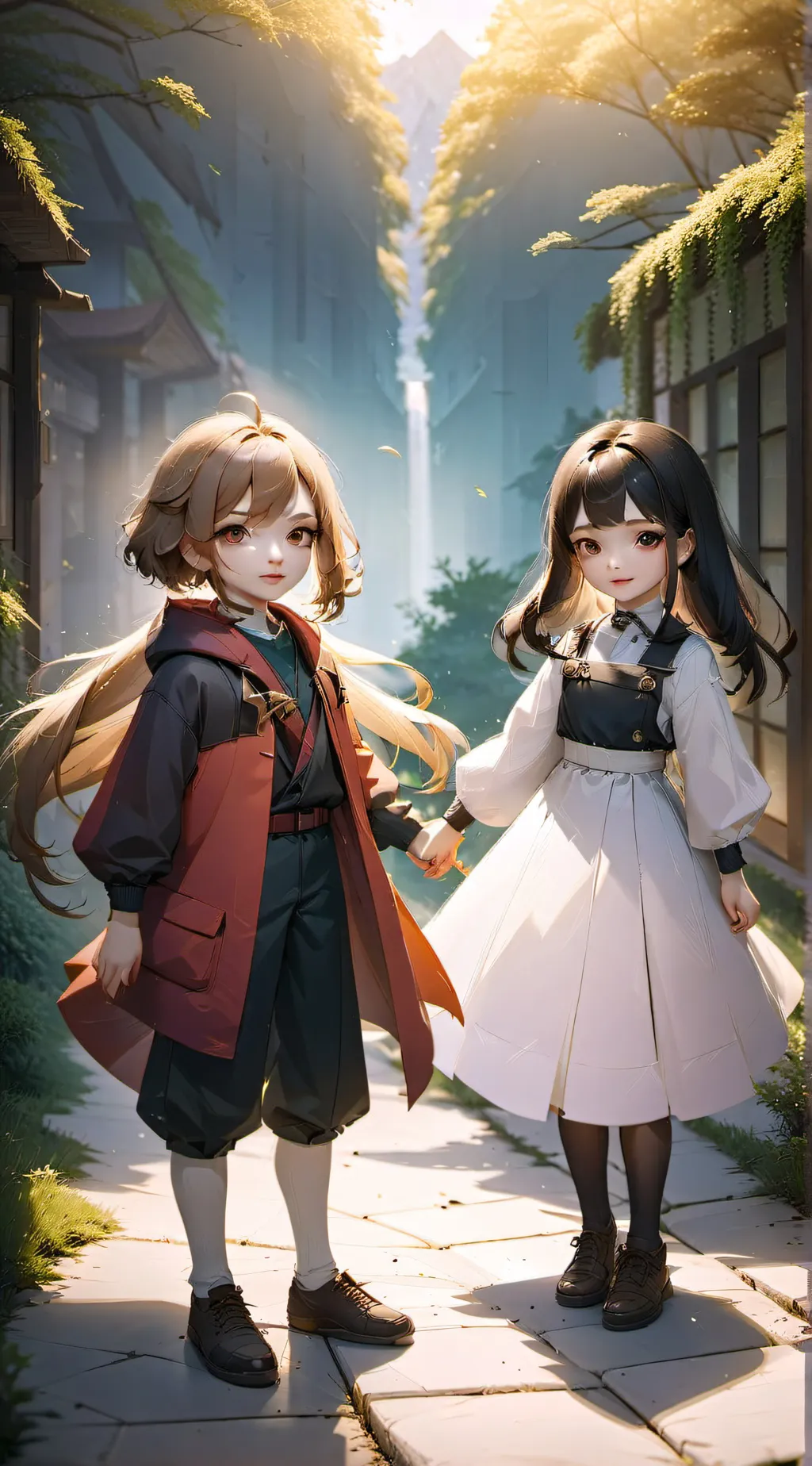 ai character: Tristan and Aria' background