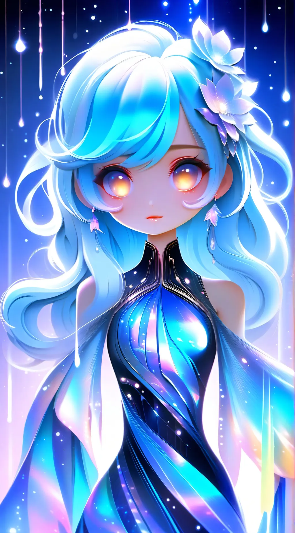 ai character: (pool party) background