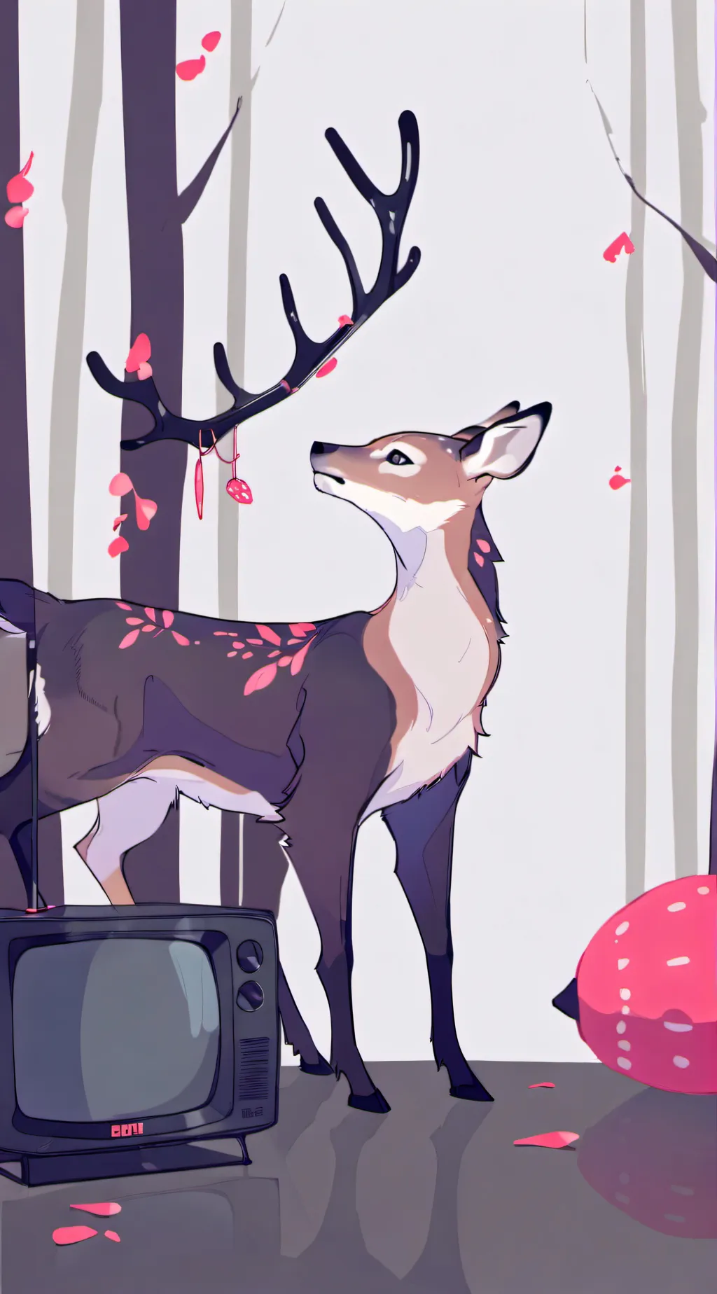 ai character: Radiostatic  background