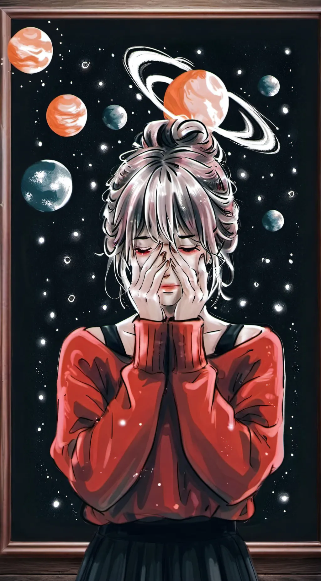 ai character: Kristina  background