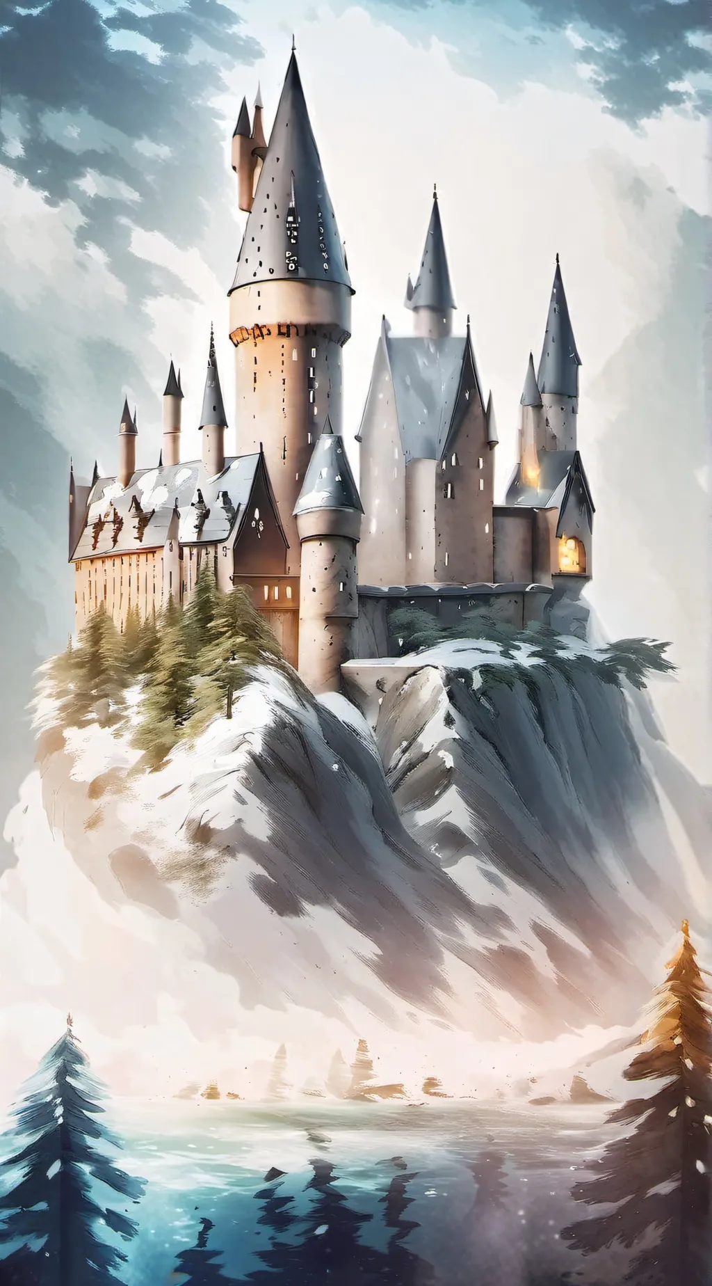 ai character: HOGWARTS GC background