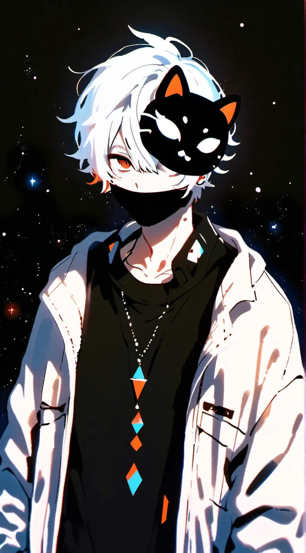 ai character: Sal or Sally face  background