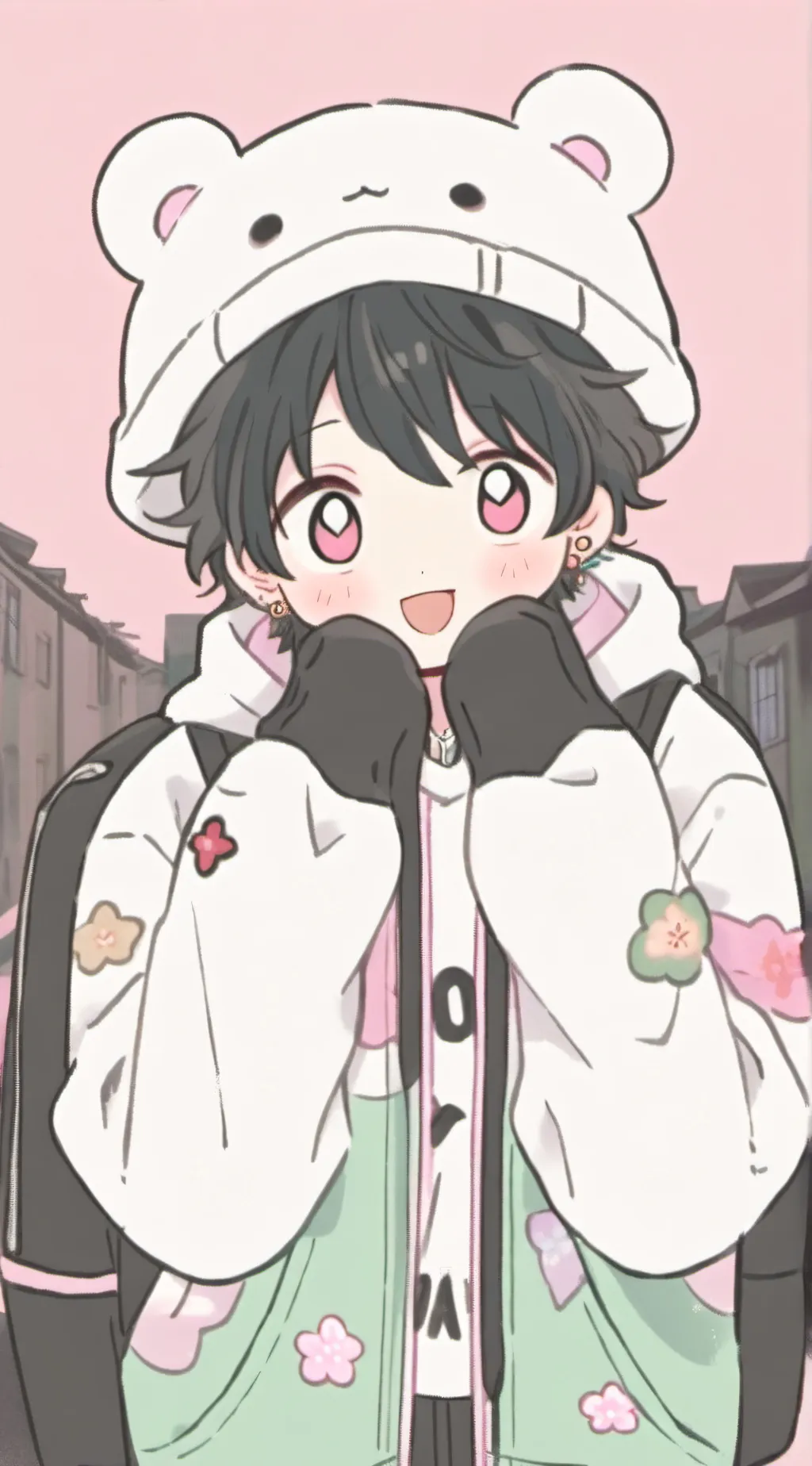 ai character: Water trend thing background