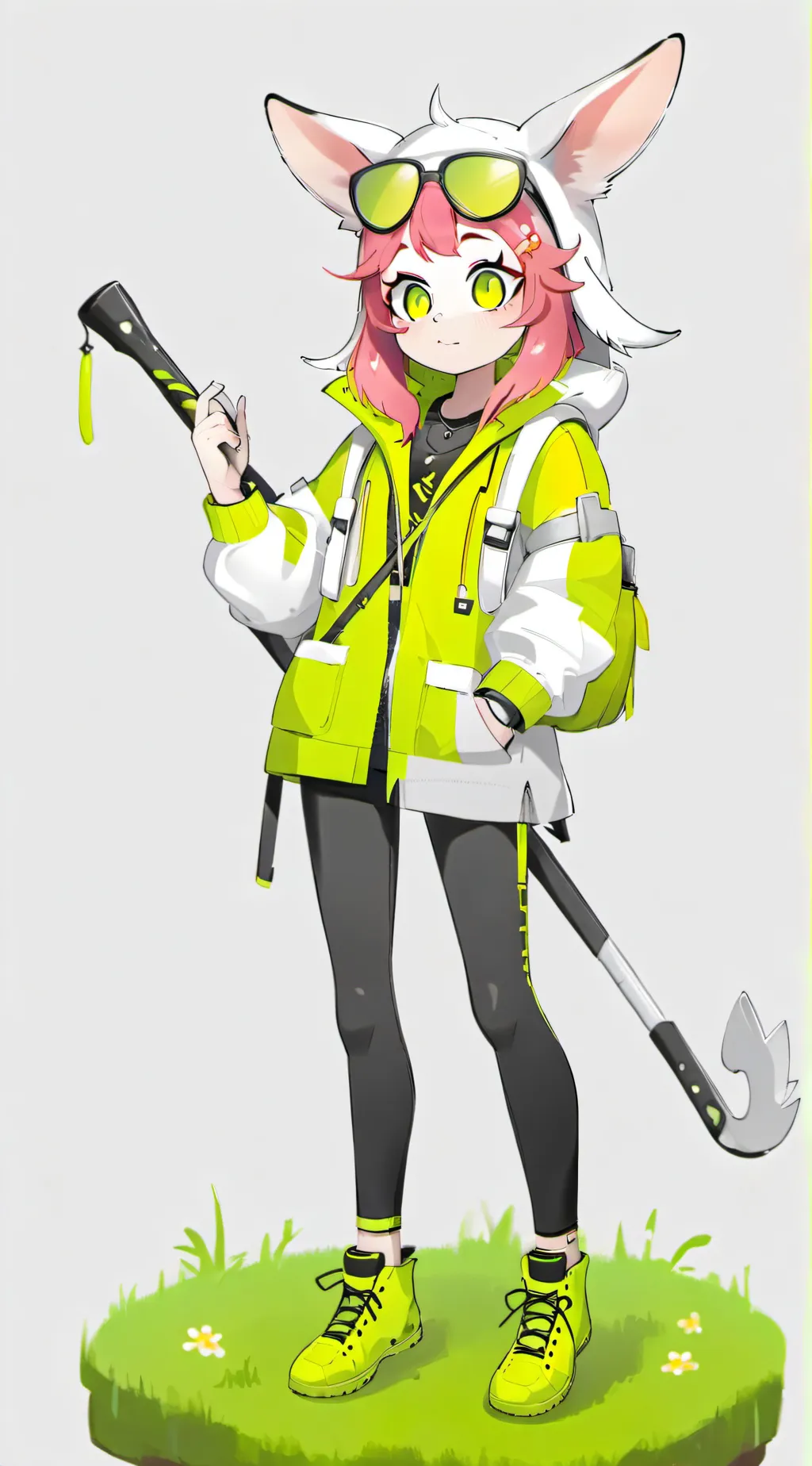 ai character: she your friend  background