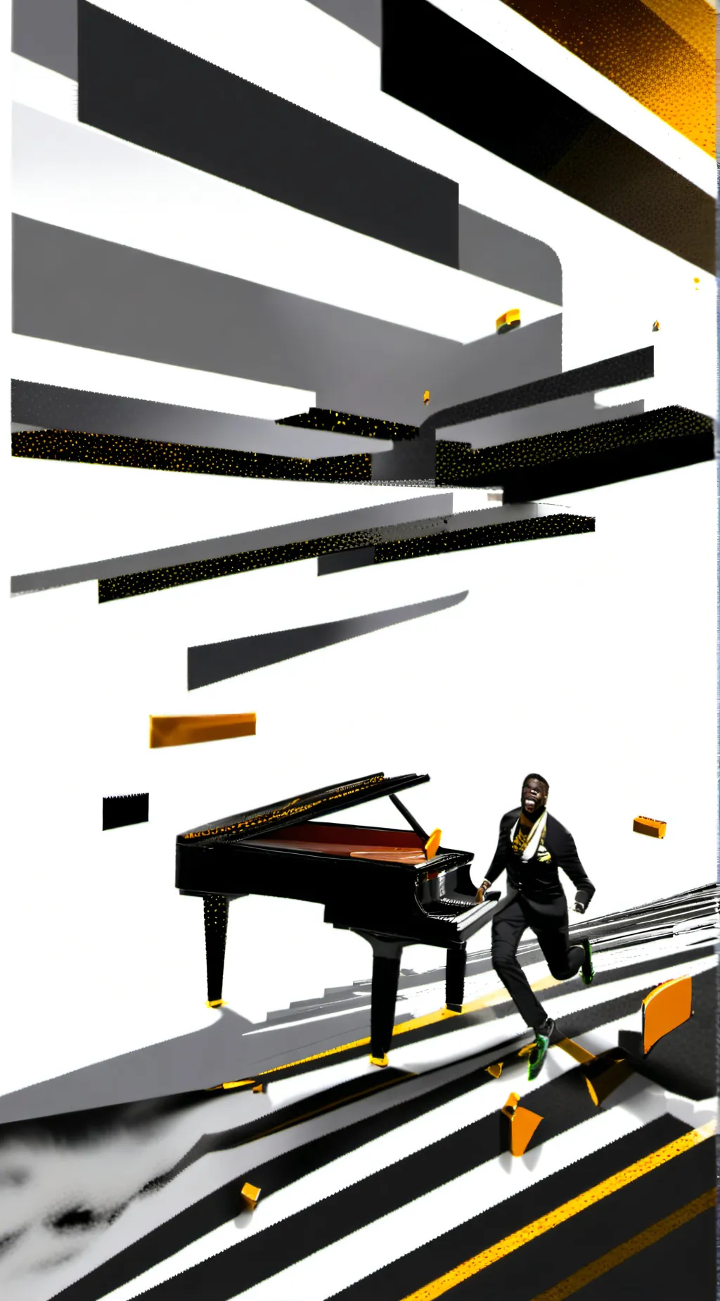 ai character: RUN FROM IT background