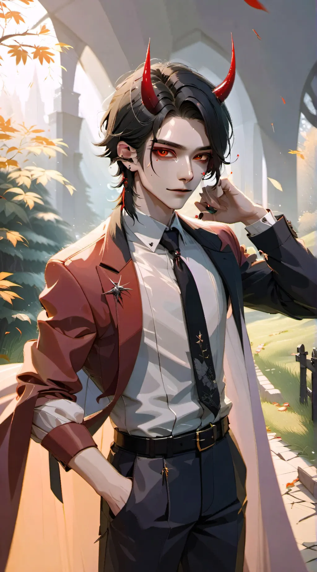 ai character: 🇺🇦Oliver🇬🇧 background